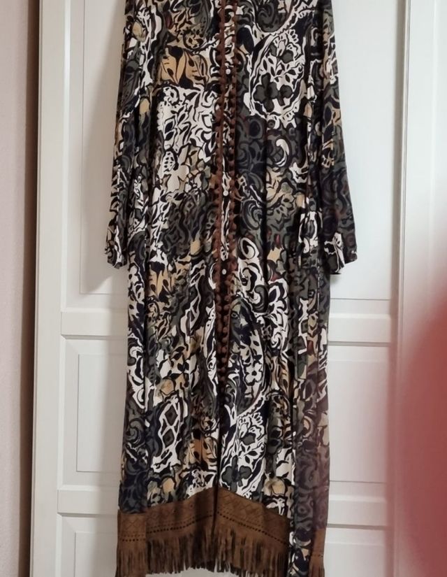 Kimono / vestido estampado etnico
