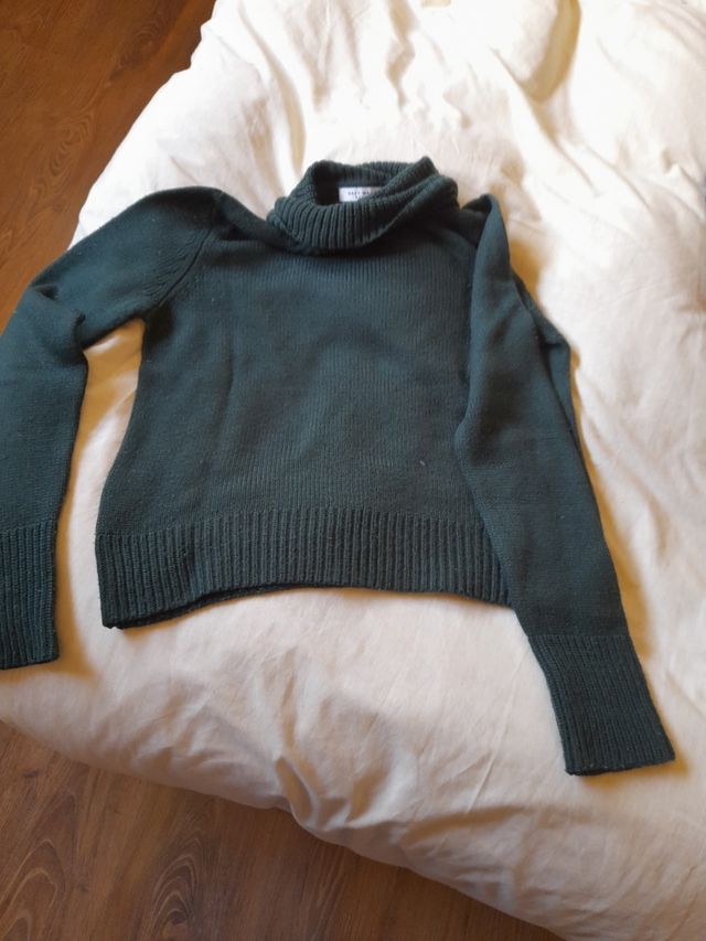 Jersey básico cuello alto 