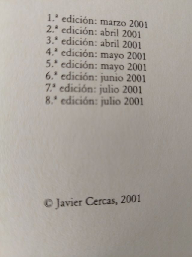 Soldados de Salamina y La velocidad de la luz