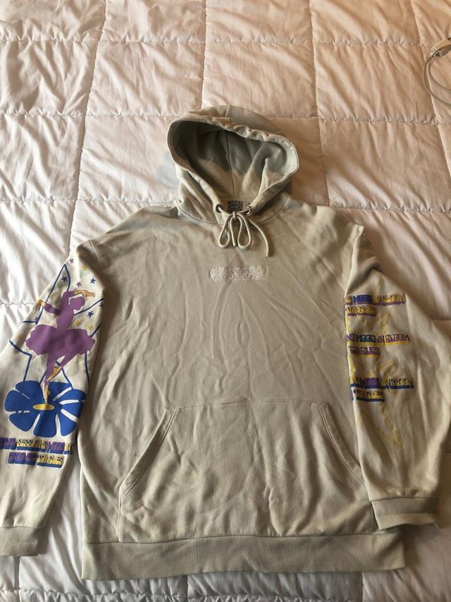 Sudadera color hueso Crooked Tongues