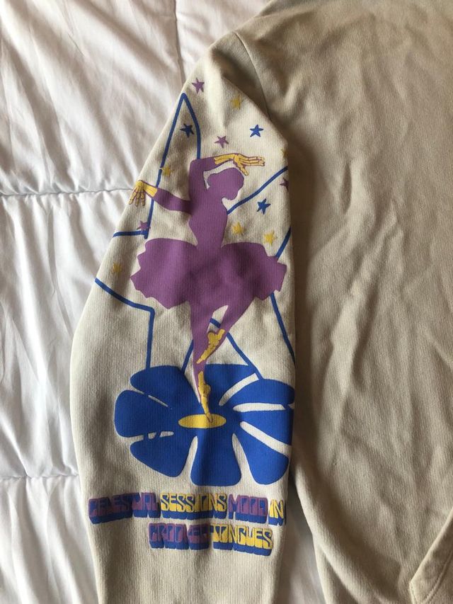 Sudadera color hueso Crooked Tongues