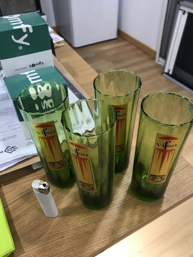 Vasos Vintage Años 70