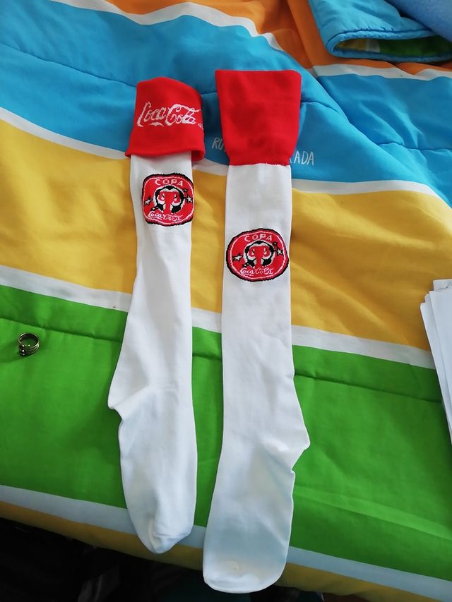 calcetines de la copa de futbol