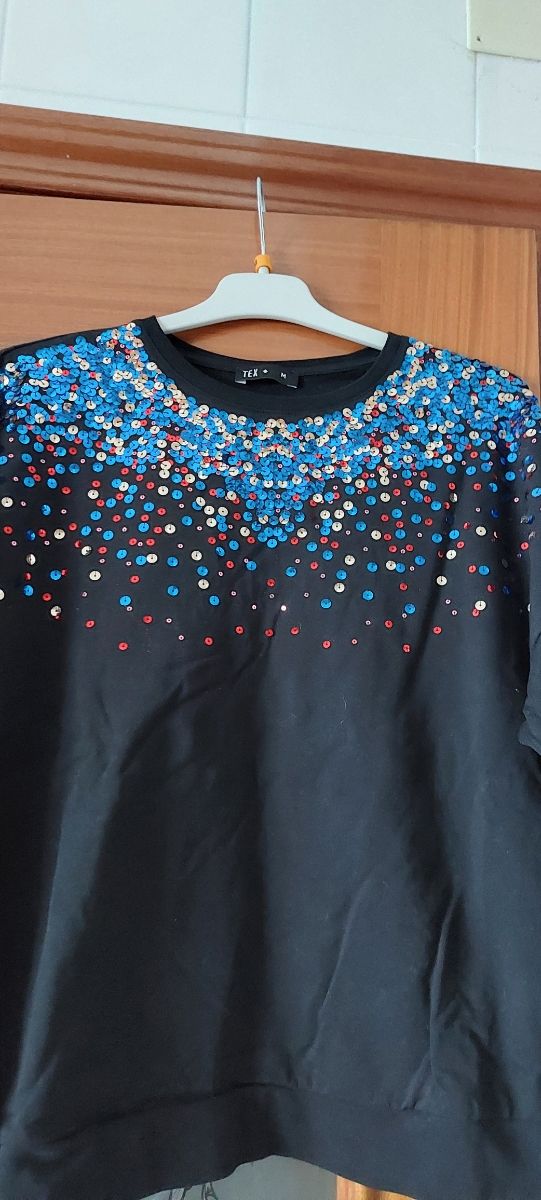 SUDADERA LENTEJUELAS