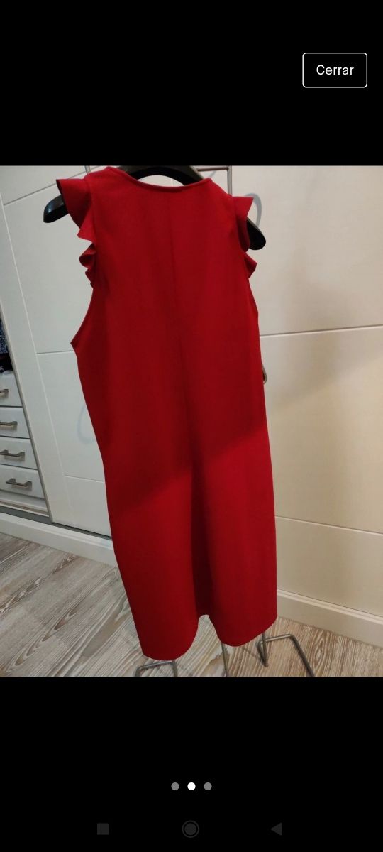 Vestido rojo Mango