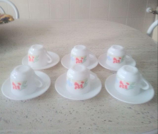 6 tazas de cafe
