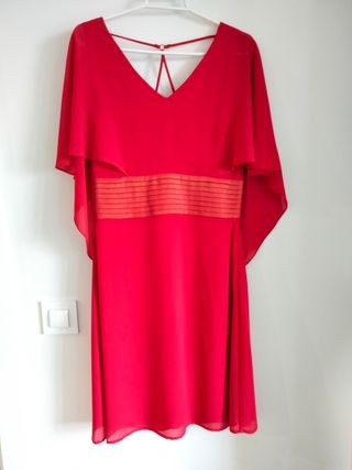 vestido tintoretto rojo