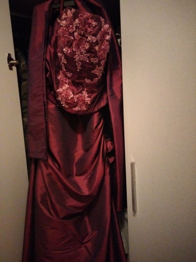 vestido ideal para eventos ,bodas,madrina...