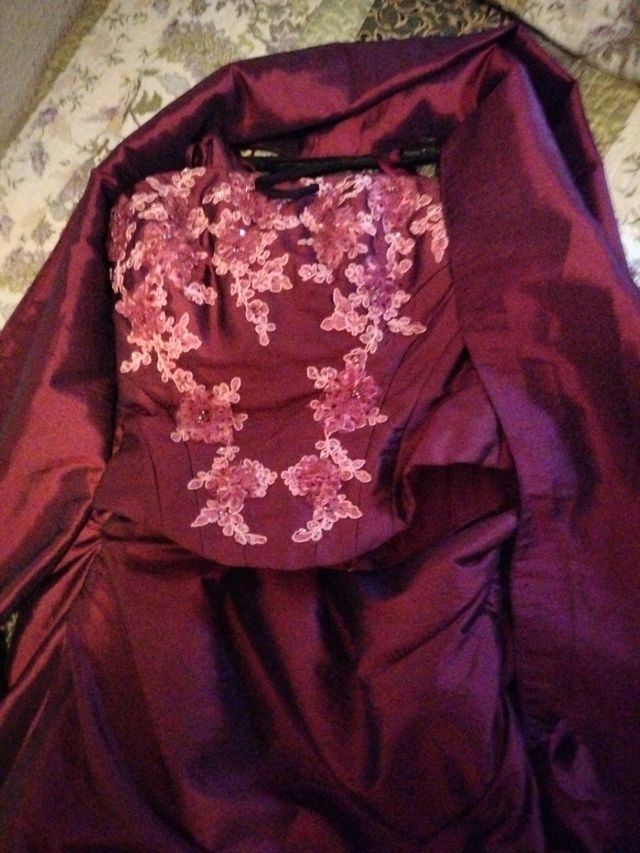 vestido ideal para eventos ,bodas,madrina...