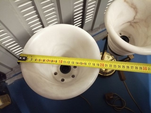 2 lámparas de ceramica