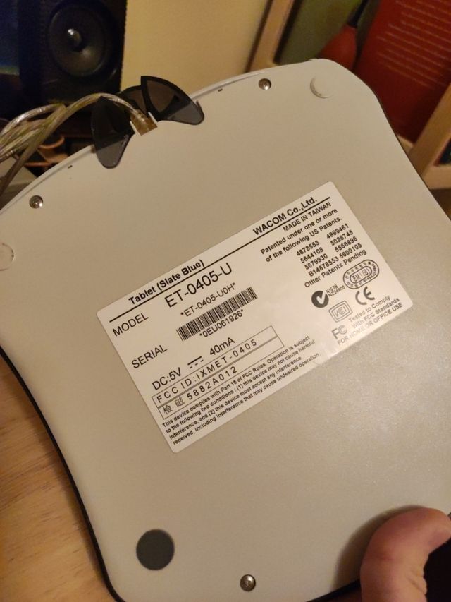 Wacom Slate Blue digitalizadora