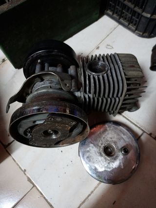 Motor Mobylette 49cc, con Culata. USADO ( 4 Fotos)