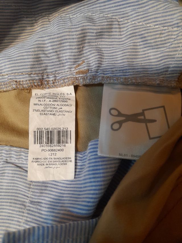 pantalon chino básico de niño