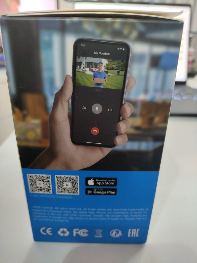 Timbre con Camara WLAN Laxihub 1080P HD