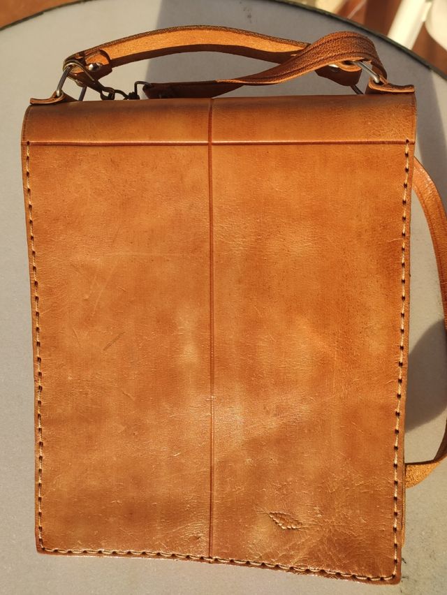 BOLSO DE CUERO AUTENTICO SIN ESTRENAR