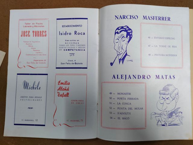 Exposición Artística de Sant Feliu de Guixols 1959