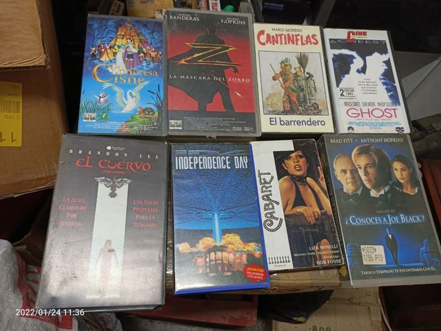 lote películas VHS