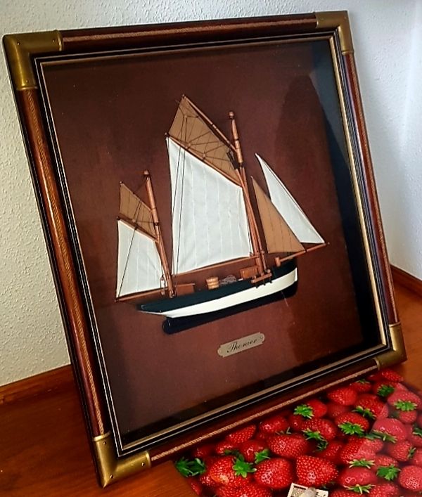 Cuadro Antiguo Barco Velero