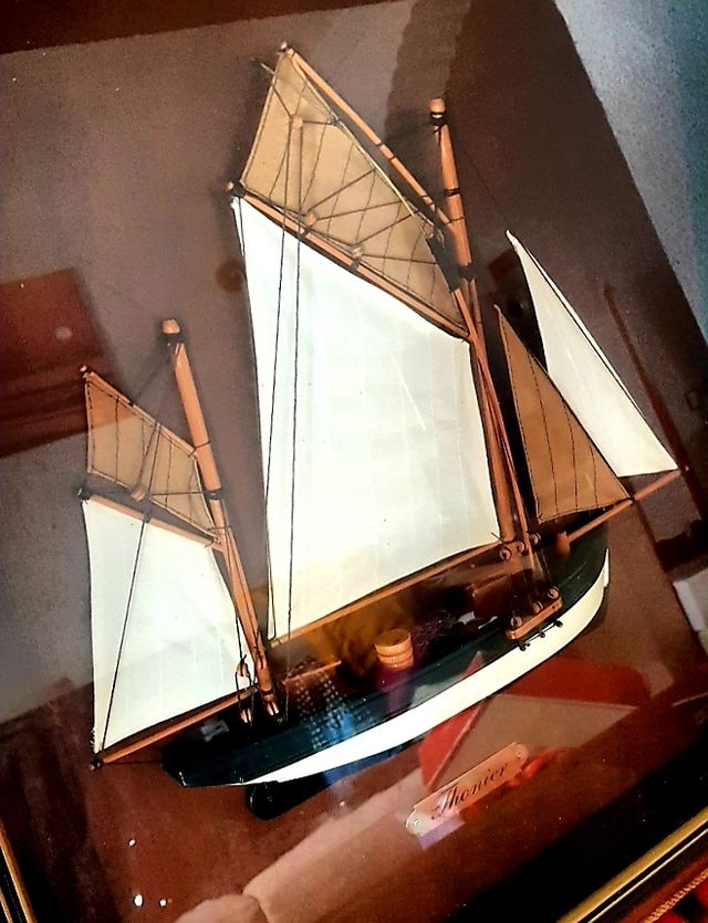 Cuadro Antiguo Barco Velero