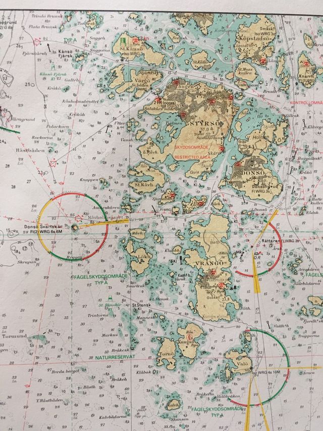 Cartas Náuticas Suecia