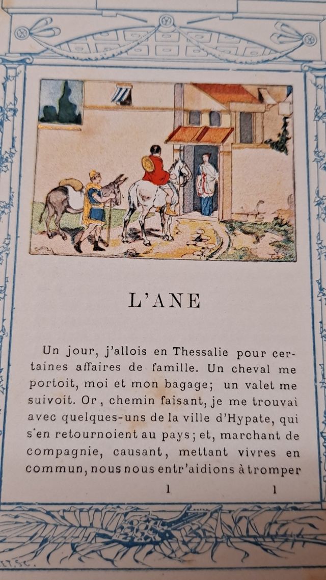  LIBRO ANTIGUO  " L'ANE "