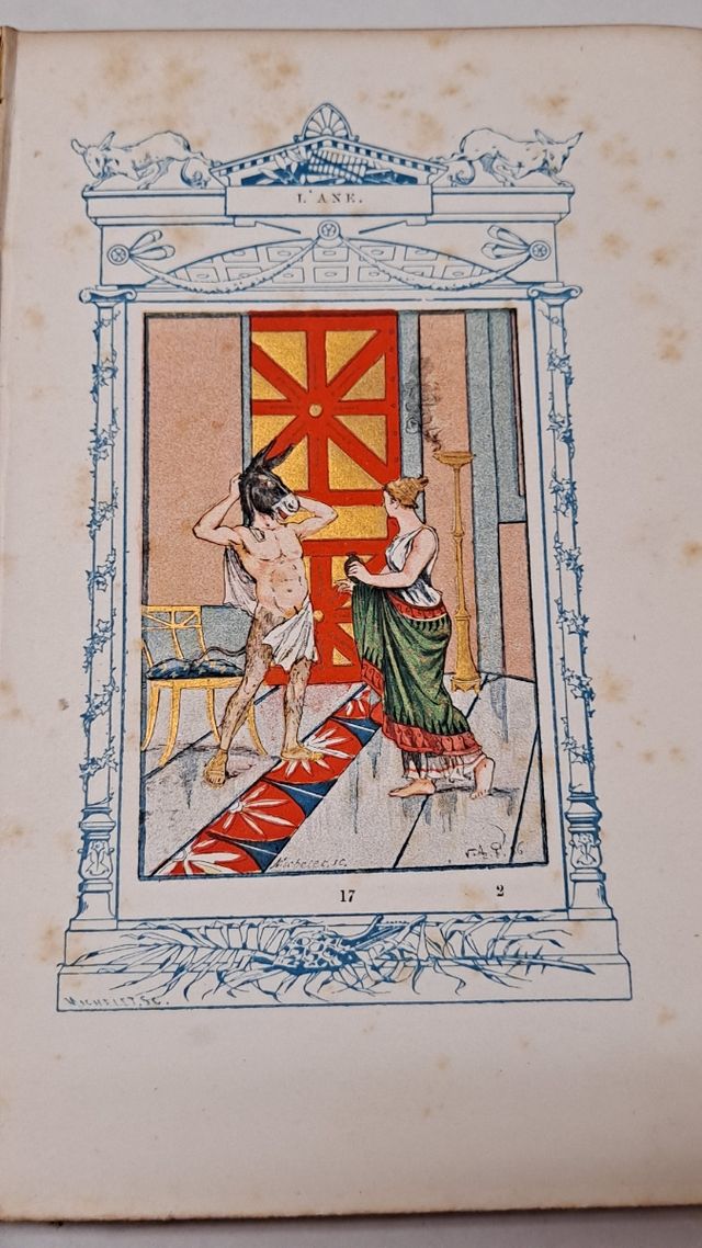  LIBRO ANTIGUO  " L'ANE "