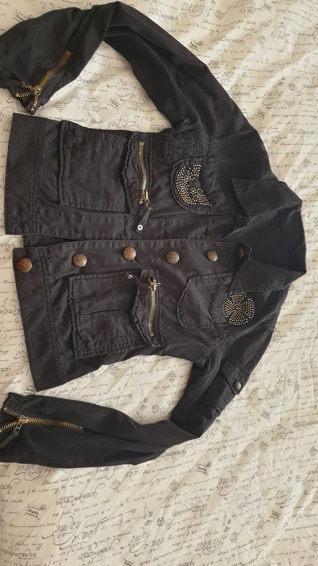 Chaqueta vaquera Lois negra.