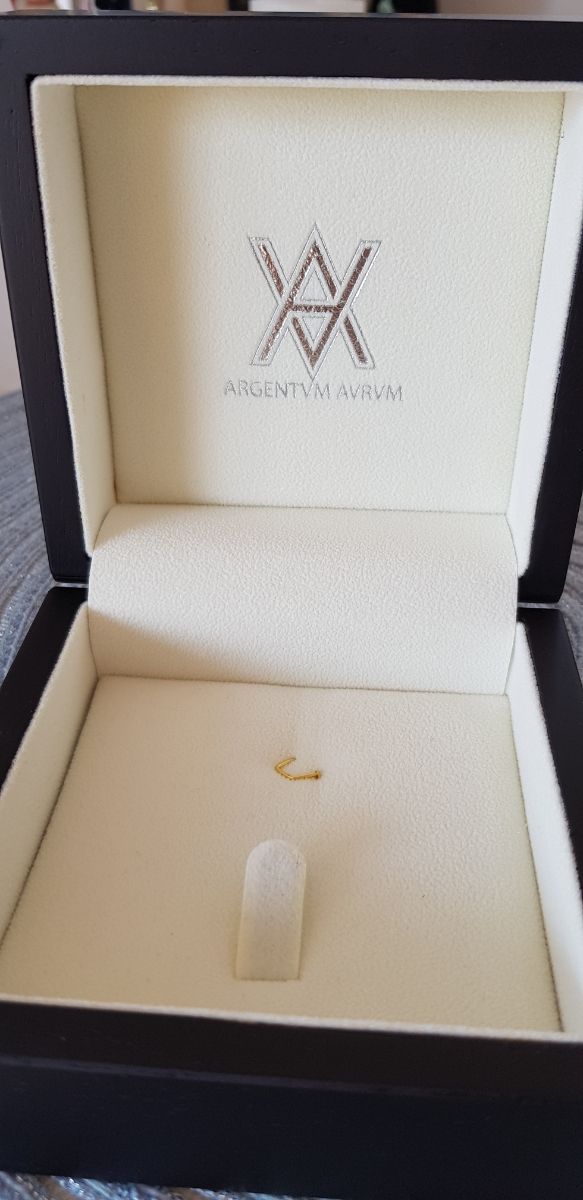 Anillo unisex plata oro nuevo a estrenar 