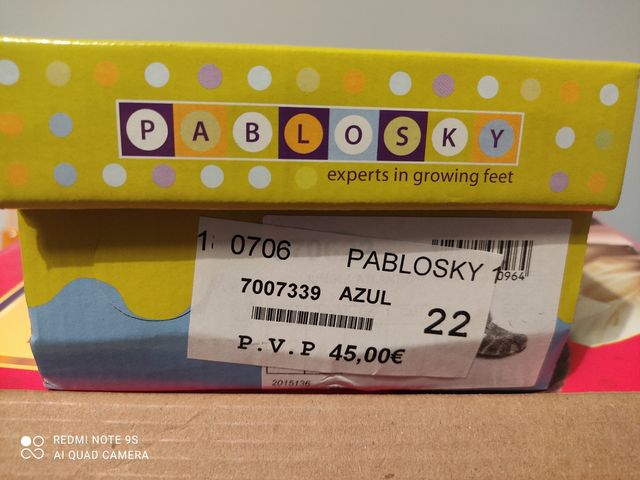 sandalia bebé núm 22