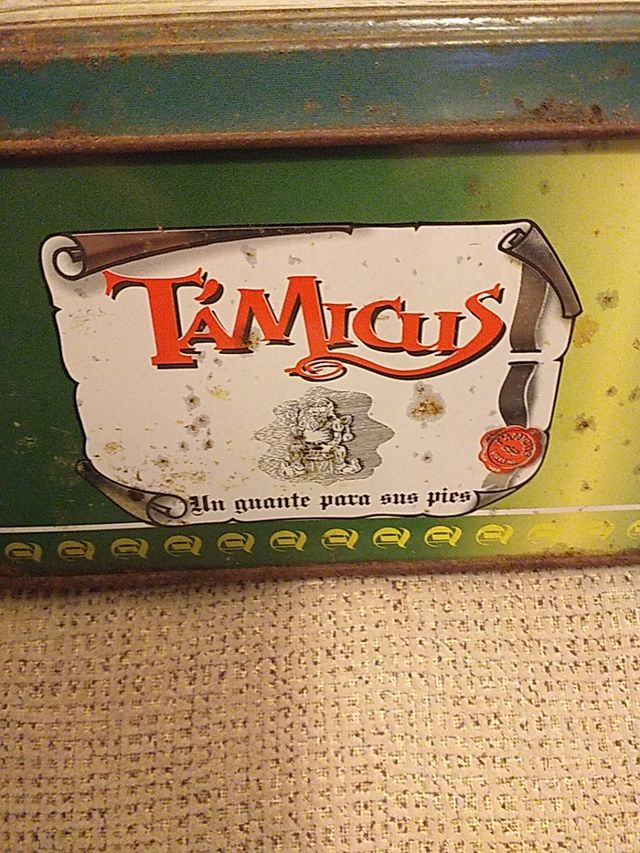 Coleccionismo. Antigüedades. Caja latón