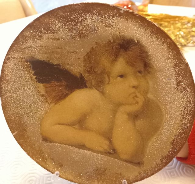 Piatto decorazione angioletto 