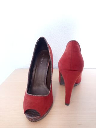 ZAPATO ELENA PIEL ANTE CALDERA | ElodieShoes.com