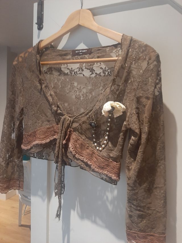 chaqueta fiesta de encaje