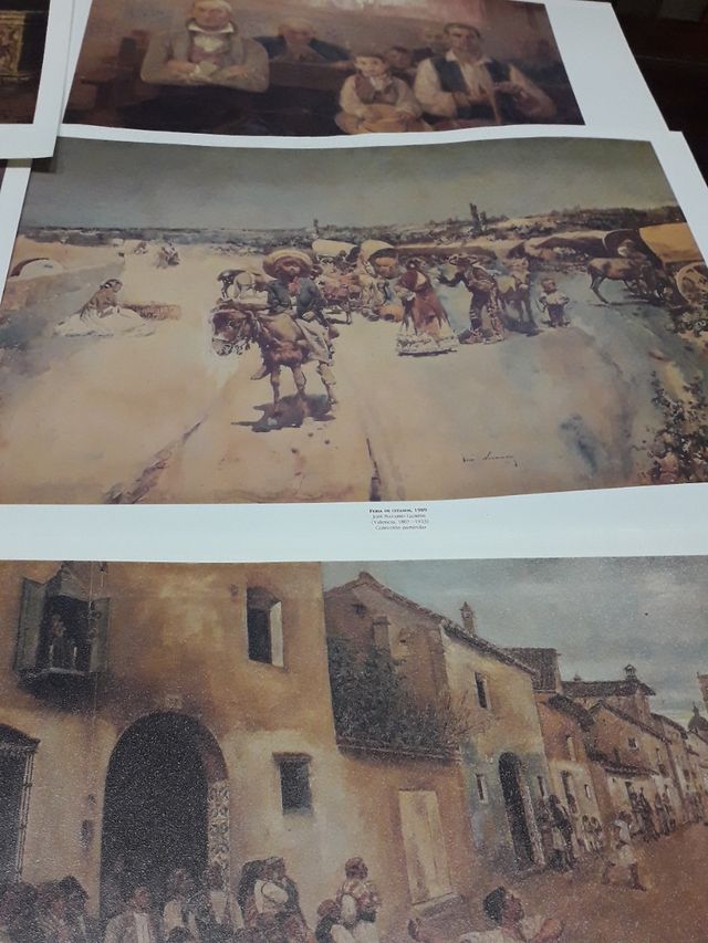 Láminas pintura valenciana