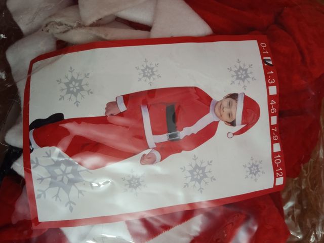 Disfraz de Papá Noel talla 0-1