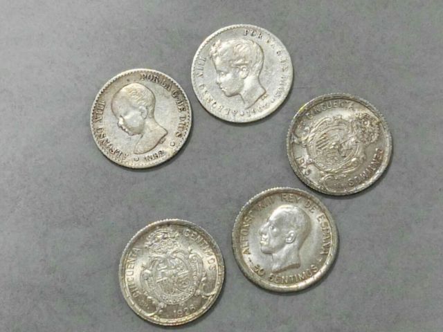 monedas de plata de Alfonso XIII