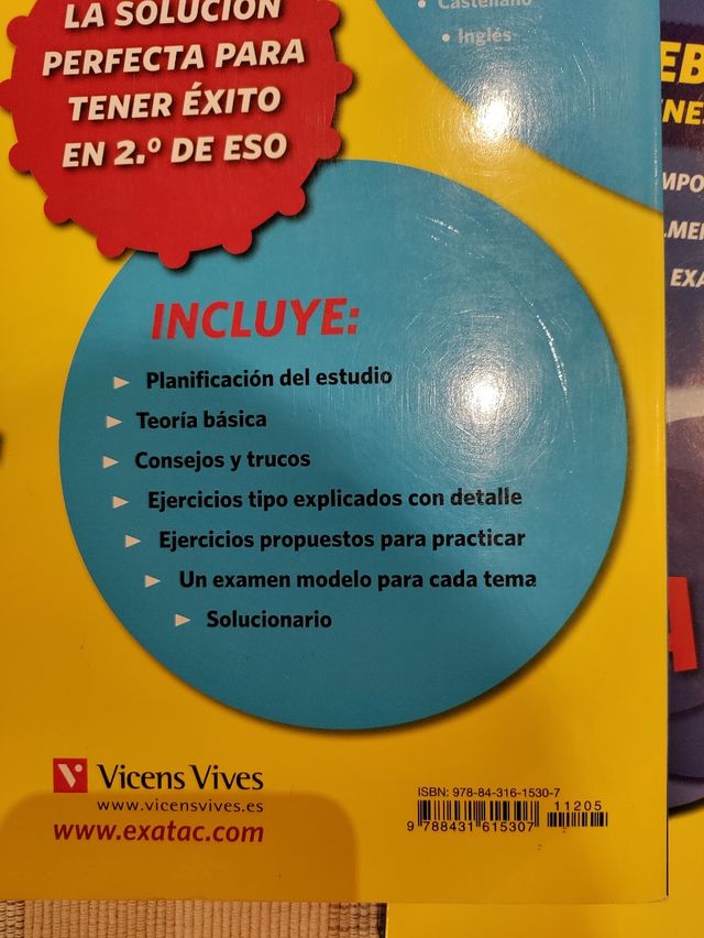 EXATac Vicens Vives 7€ por libro