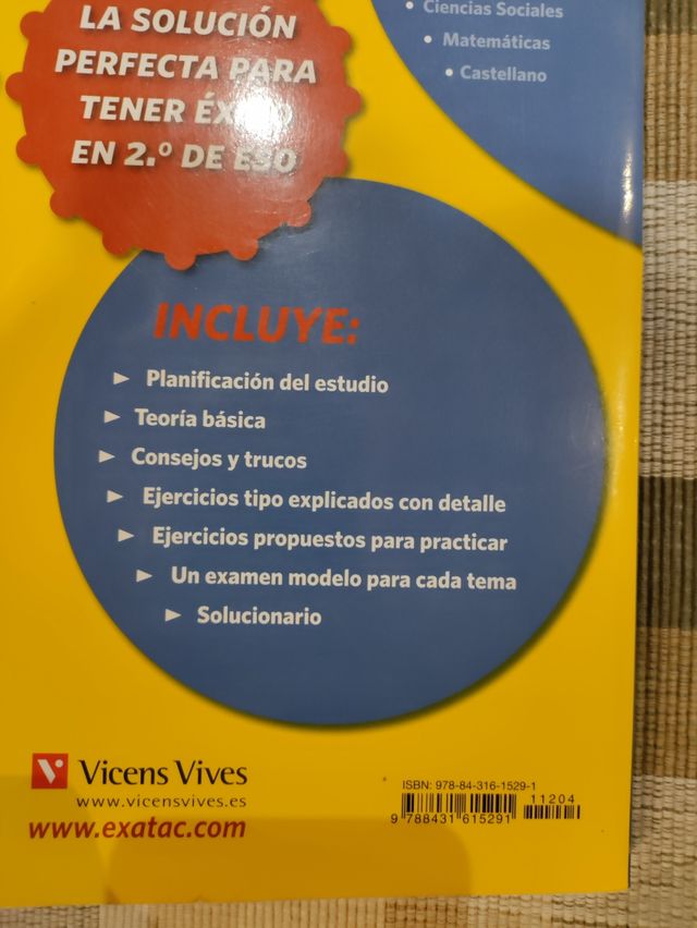 EXATac Vicens Vives 7€ por libro