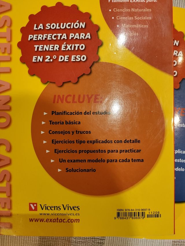 EXATac Vicens Vives 7€ por libro