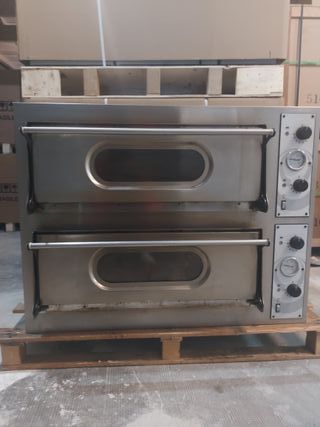HORNO PARA PIZZA ELECTRICO USADO DE 4+4 DE 33CM de segunda mano por 700 EUR  en Barcelona en WALLAPOP
