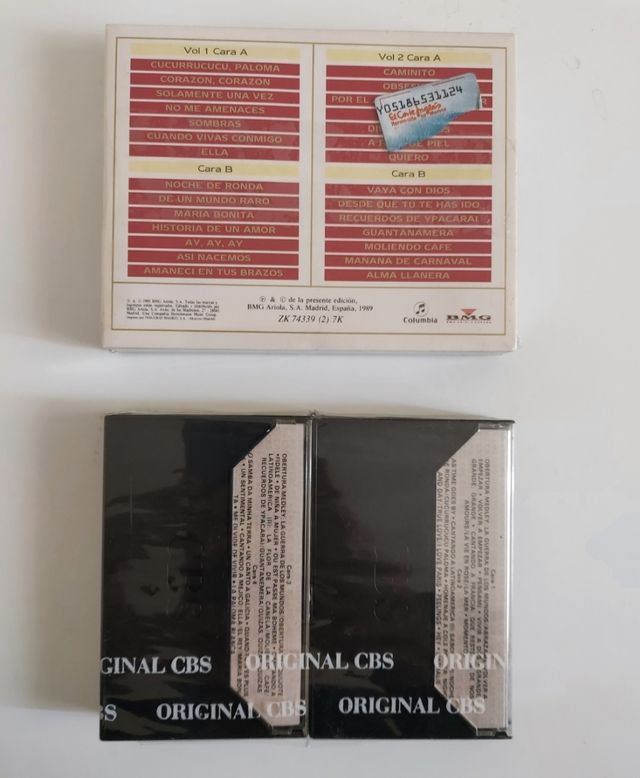 Lote Julio Iglesias precintado