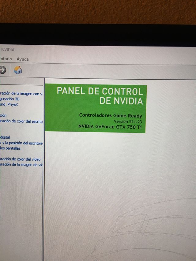 Gráfica GTX 750 ti 2gb