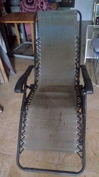 SILLÓN HAMACA DE HIERRO de segunda mano por 20 EUR en Marbella en WALLAPOP