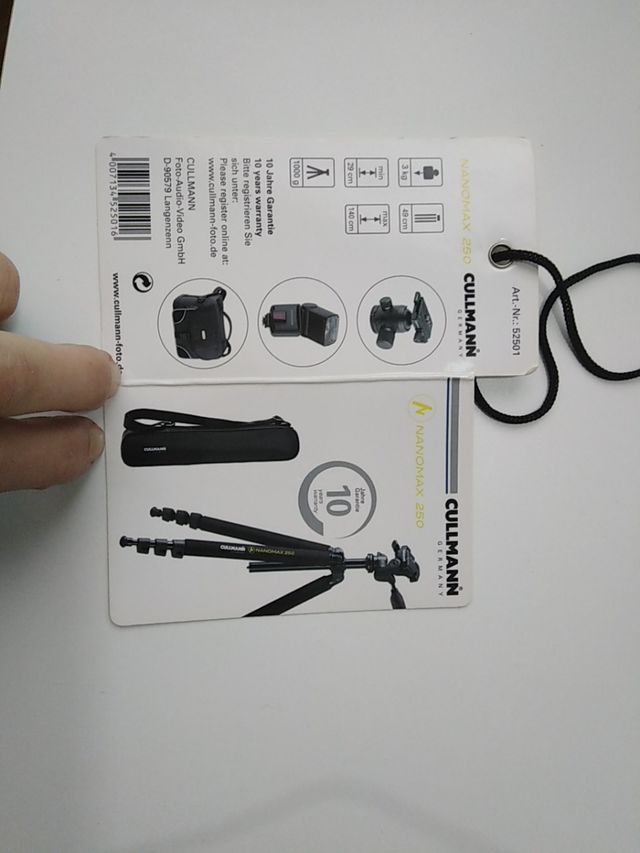 trípode cullmann nanomax 250