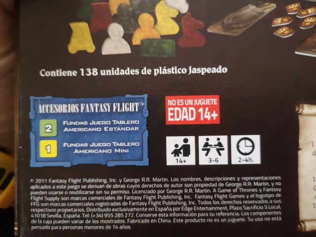 JUEGO DE TRONOS - Juego de mesa ASMODEE