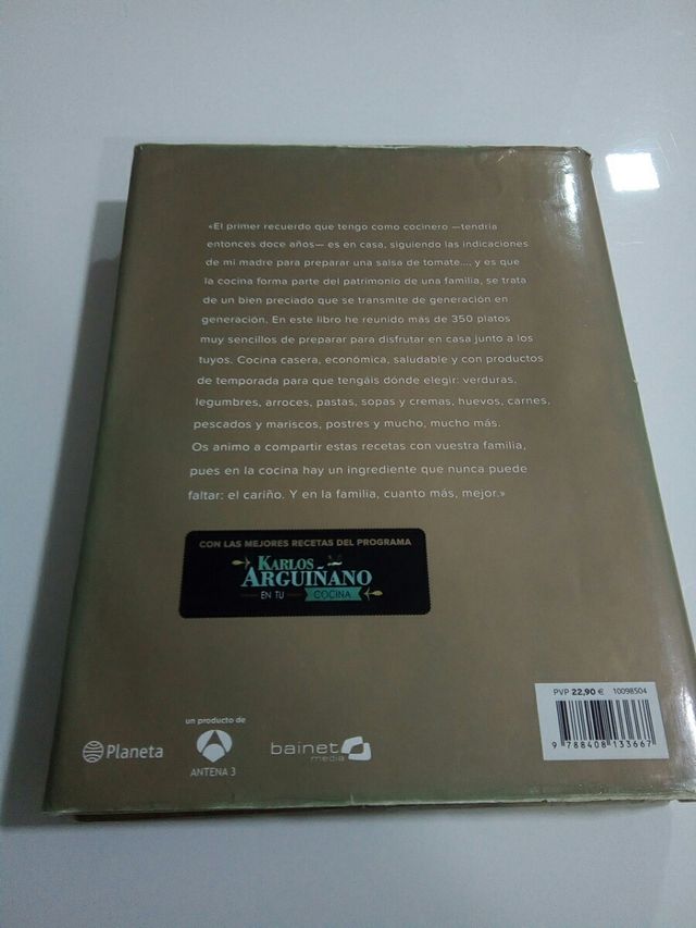 Libro de recetas en francés