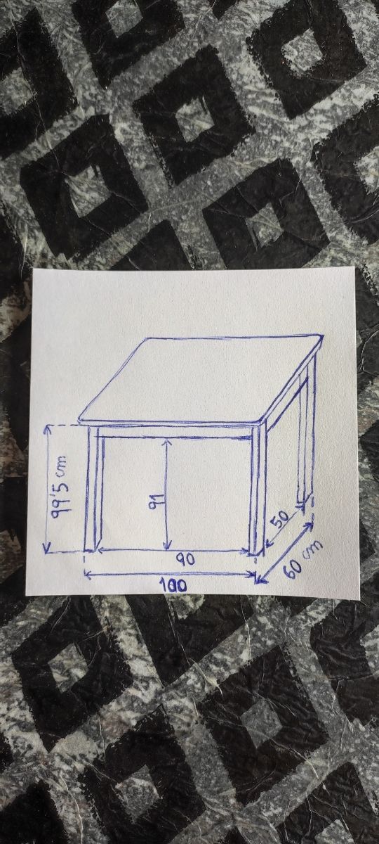 Mesa alta de Ikea LEKSVIC.