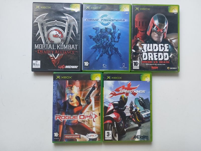 Imagen de Juegos Xbox. Precio unitario en descripción.