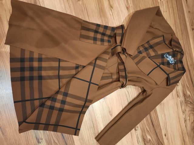 abrigo de paño fino nuevo