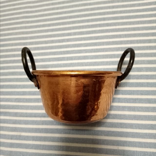 Caldero de cobre vintage